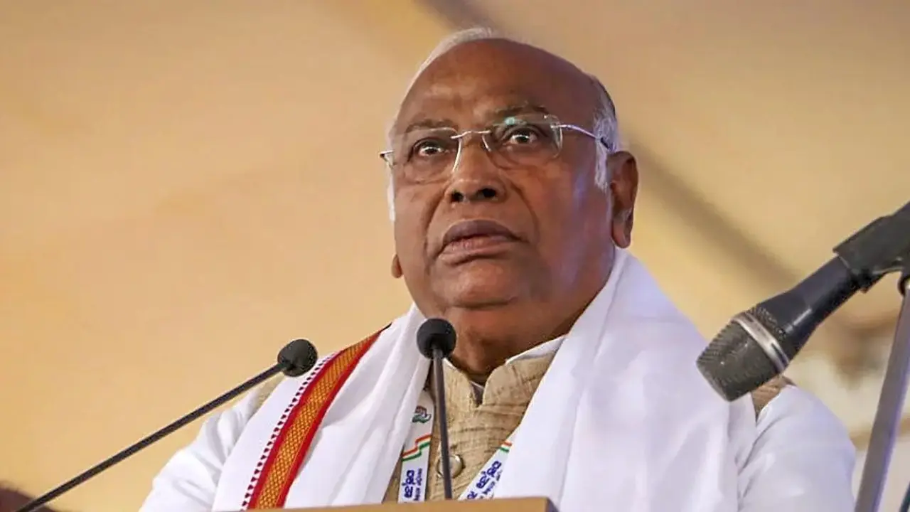 Congress National President Mallikarjun Kharge. File Pic